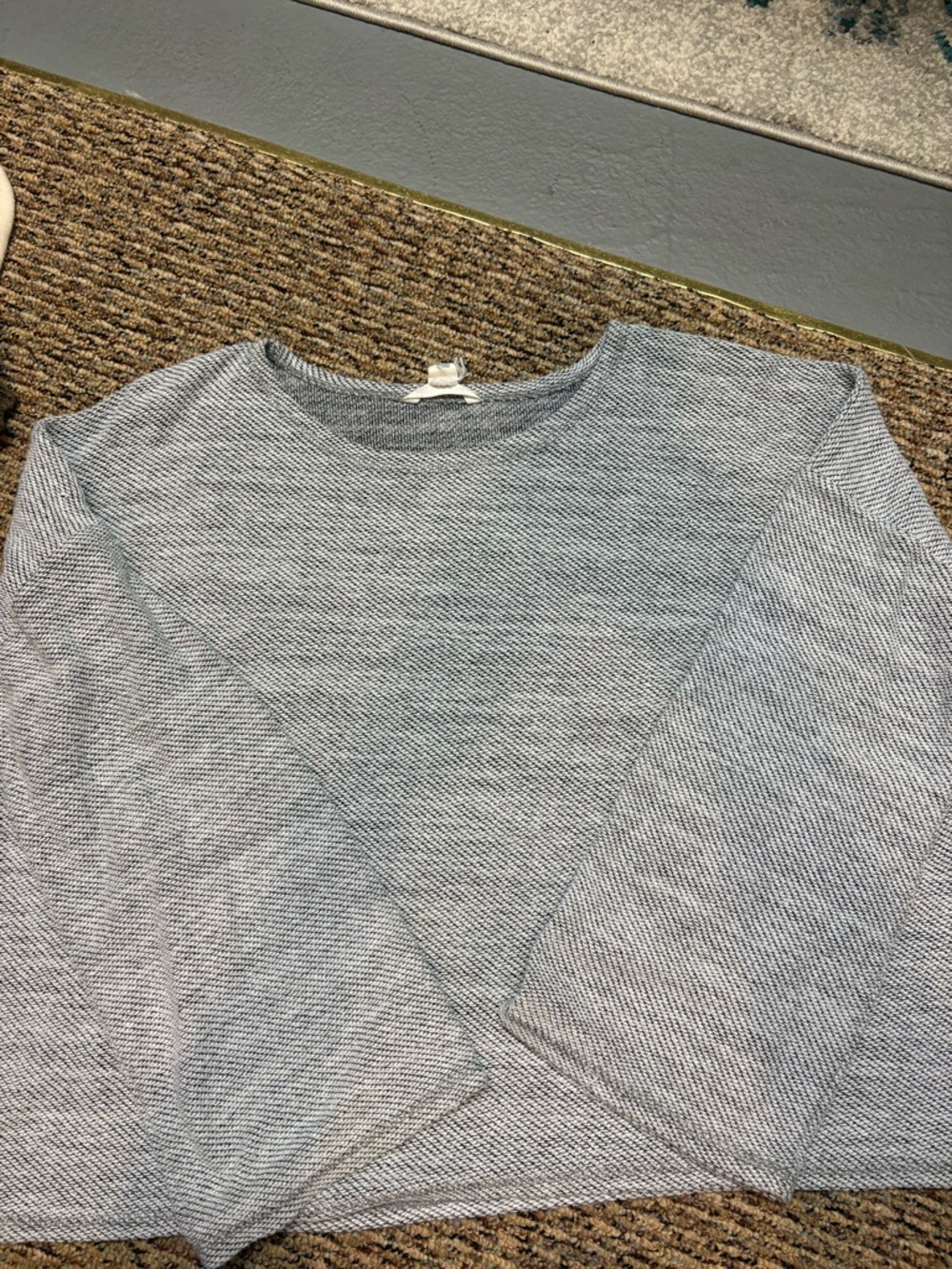 Billabong Gray Marled Knit Pullover